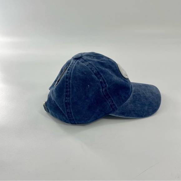 NWT David And Young Blue Acid Wash White Smiley Face Baseball Hat Adjustable - Picture 3 of 8